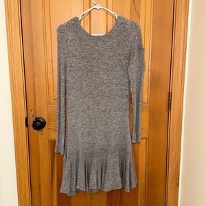 Grey, never warn sweater dress. Size XXS, brand new from Francesca’s.